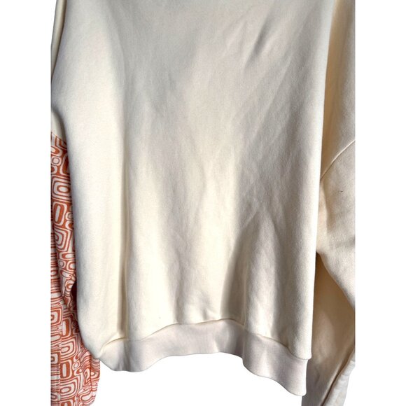 2/$25 NWOT Solely Oversized Small/Medium Hoodie Sweatshirt Cream - Picture 5 of 13